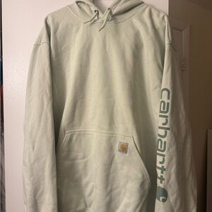 Carhartt Men's Green Hoodie Sweatshirt